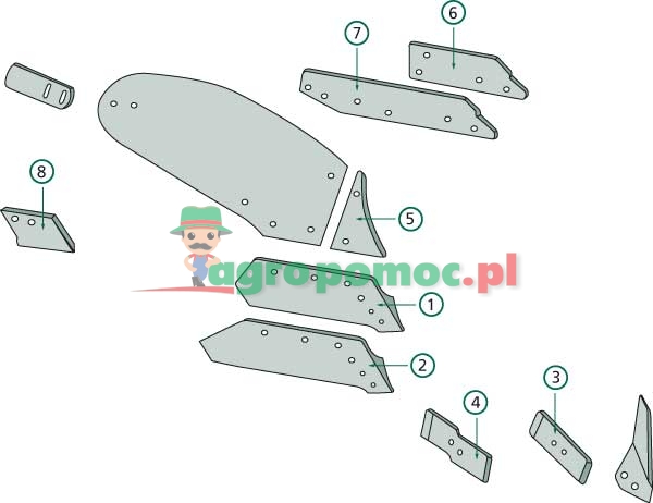 Mouldboard slat | 617105 | zdjęcie nr 2